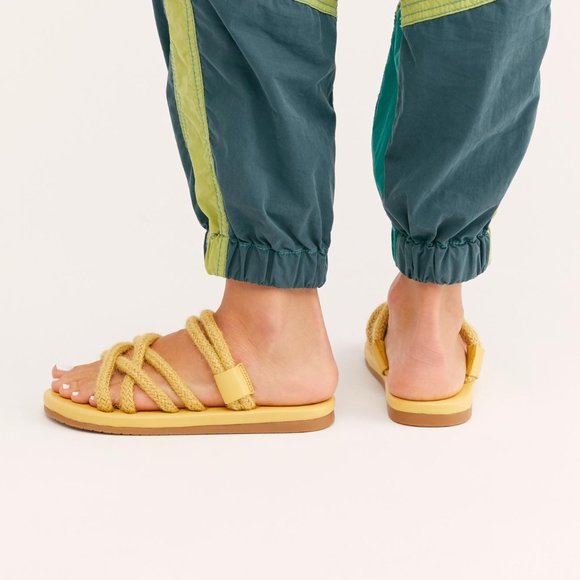 Jeffrey Campbell Shoes - Jeffrey Campbell Yellow Carrick Strappy Sandal